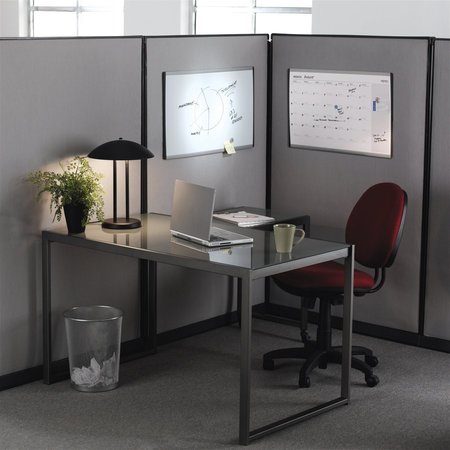 Quartet Magnetic Dry-Erase Board, Adjust. Clips, 30"x18", Silver Frame QRTARC3018